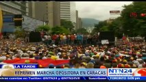Cuerpos de seguridad de Venezuela arrecian represión contra manifestantes en el este de Caracas