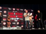 Bellator 125 lbs weigh in face off - esnews bellator mma UFC boxing