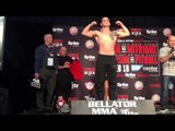 Bellator 131 lbs weigh in - esnews bellator mma UFC boxing