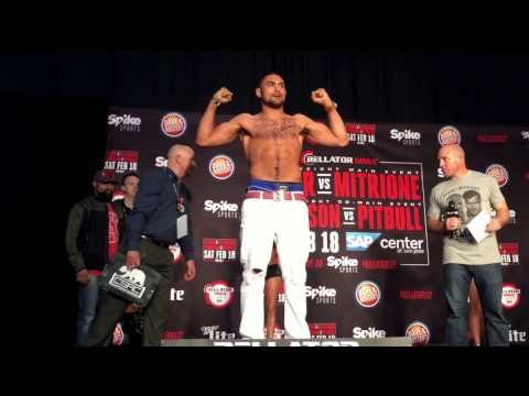 Bellator 155 lbs weigh in face off - esnews boxing bellator mma ufc