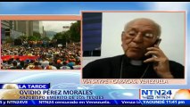 “El problema en Venezuela no es una constituyente sino la constitucionalidad”:Arzobispo emérito de los Teques Ovidio Pérez Morales