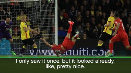 I need another look at Can's goal - Klopp