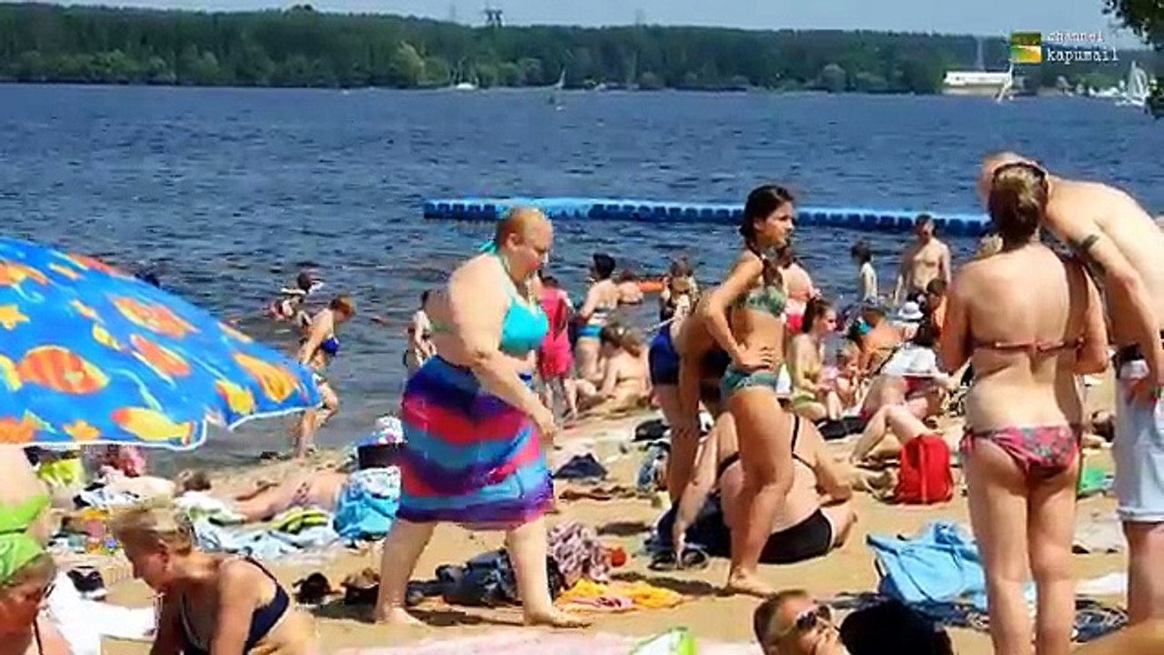 Podrezovo Beach Moscow Region Russia 2017