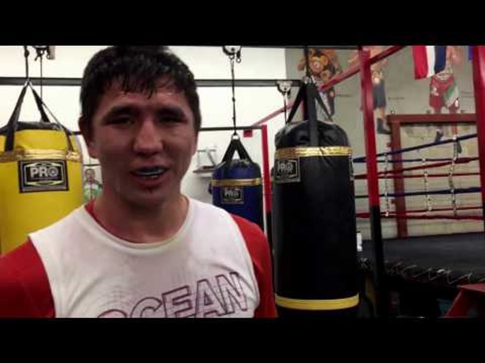 Madiyar Ashkeyev training hard for his next fight - esnews boxing