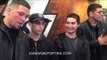 Nate Diaz and Nick Diaz with fans - esnews boxing mma UFC