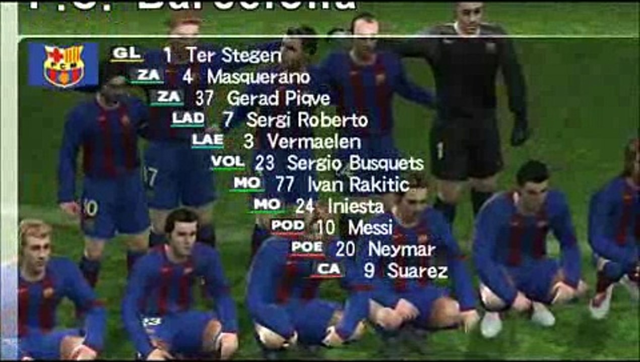 02 - LIGA PES4 2017 | Luis Suares Mitando logo de cara