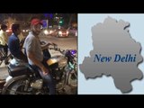 Delhi Biker harasses a girl, onlookers stay silent