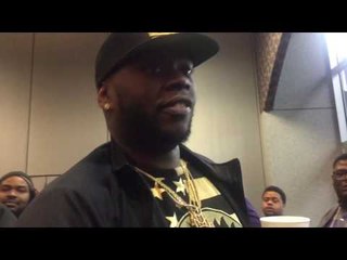 Pacman Jones at AB presser - esnews boxing