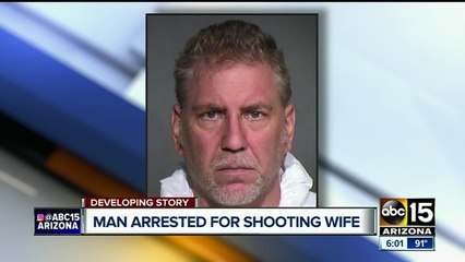 Husband shoots wife in back of head because face is "beautiful"