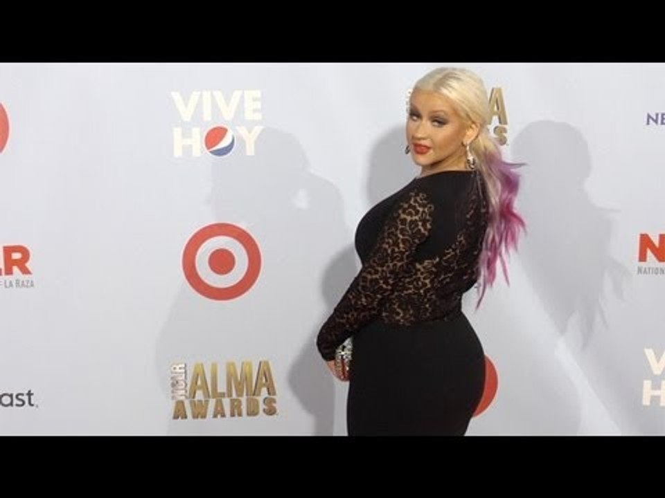Christina Aguilera ALMA Awards 2012 Arrivals