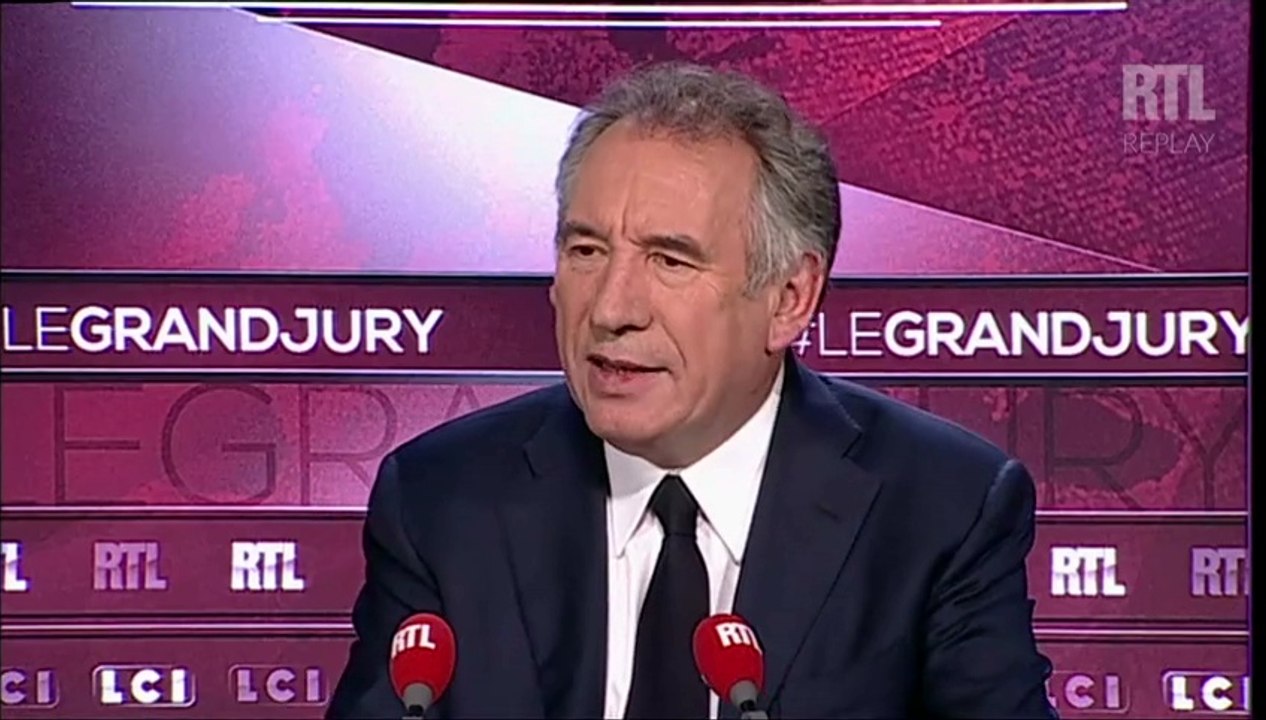 François Bayrou, invité du Grand Jury sur RTL-LCI - 300417