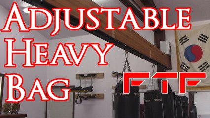 Install an Adjustable Heavy Bag Track in Your Gym or Home