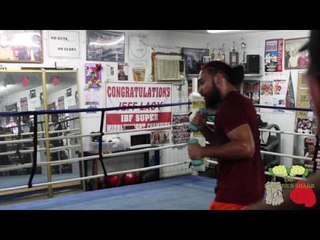 EPIC Keth Thurman Preaching and working out EsNews Boxing