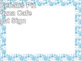 Cartel Luminoso ADV PRO i588b Kebabs  Pizzas Shop Pizza Cafe Neon Light Sign