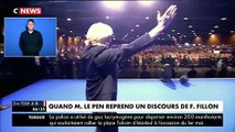 Marine Le Pen accusée d'avoir plagié hier, mot pour mot, plusieurs passages d'un discours de François Fillon
