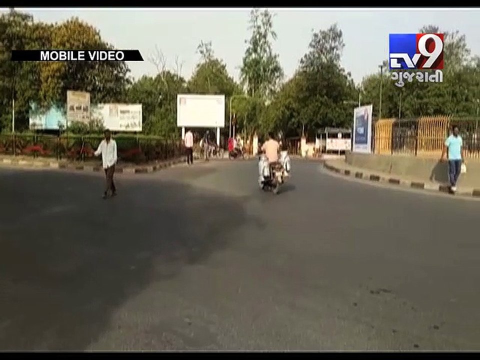 Mehsana : Gas leak closes Ahmedabad-Mehsana highway, Massive traffic jam - Tv9