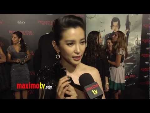 Bingbing Li Interview Resident Evil: Retribution LA Premiere
