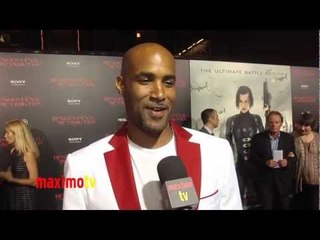 Boris Kodjoe Interview at "Resident Evil: Retribution" Los Angeles Premiere