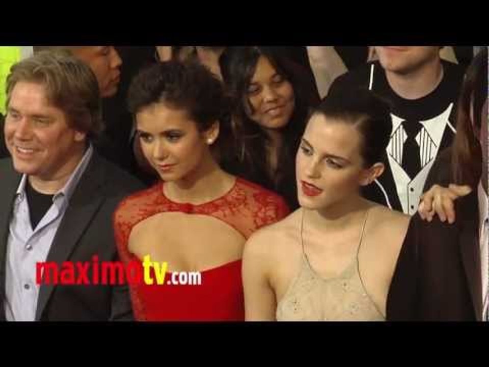 Emma Watson, Nina Dobrev, Ezra Miller, Mae Whitman at "Perks of Being a Wallflower" Premiere