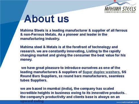 stainless steel round bars manufacturers India