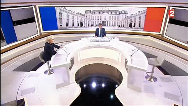 Hier soir, face à David Pujadas, Marine Le Pen s'en prend une nouvelle fois à la propagande du service public