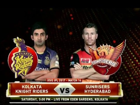 IPL 2017 | Match 14 | Highlights | KKR vs SRH | Kolkata Knight Riders vs Sunrisers Hyderabad