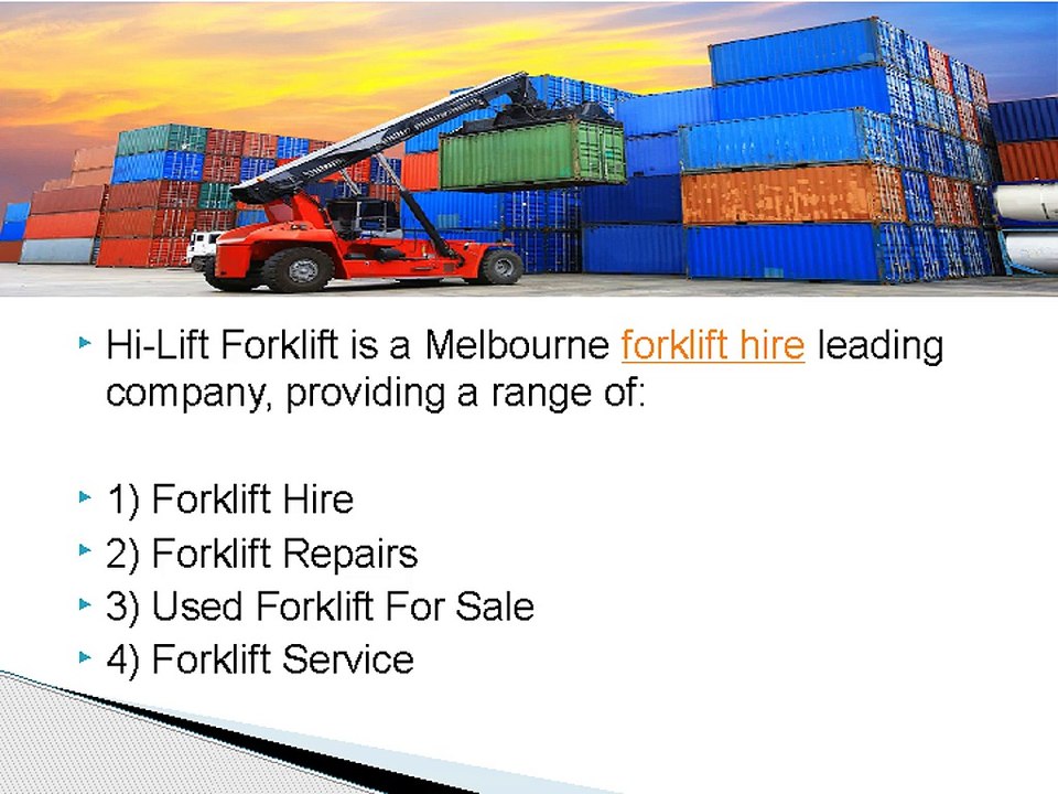 Forklift Service In Melbourne