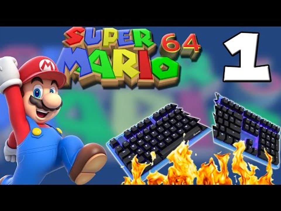 Mario 64 WITH A BROKEN KEYBOARD ep1