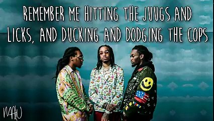 Migos Ft. Machine Gun Kelly -  Body Parts (With Lyrics)