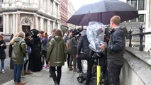 Film crew decorates London street for filming of Howards End