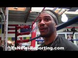 Brandyn Lynch after sparring with Shane Mosley - EsNews Boxing
