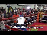 Floyd Mayweather Full Workout Sparring Mitts Bag Work Jump Rope