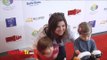 Tiffani Thiessen and Kids at 2nd Annual Red CARpet Event Arrivals