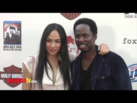 Harold Perrineau SONS OF ANARCHY Season Five Premiere ARRIVALS