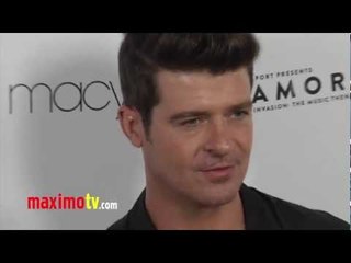 Robin Thicke 2012 GLAMORAMA Red Carpet