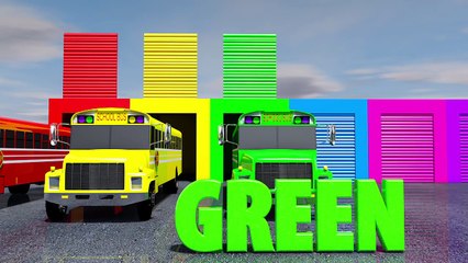 Colors for Children to Learn with Color Bus Toy - Colours for Kids to Learn