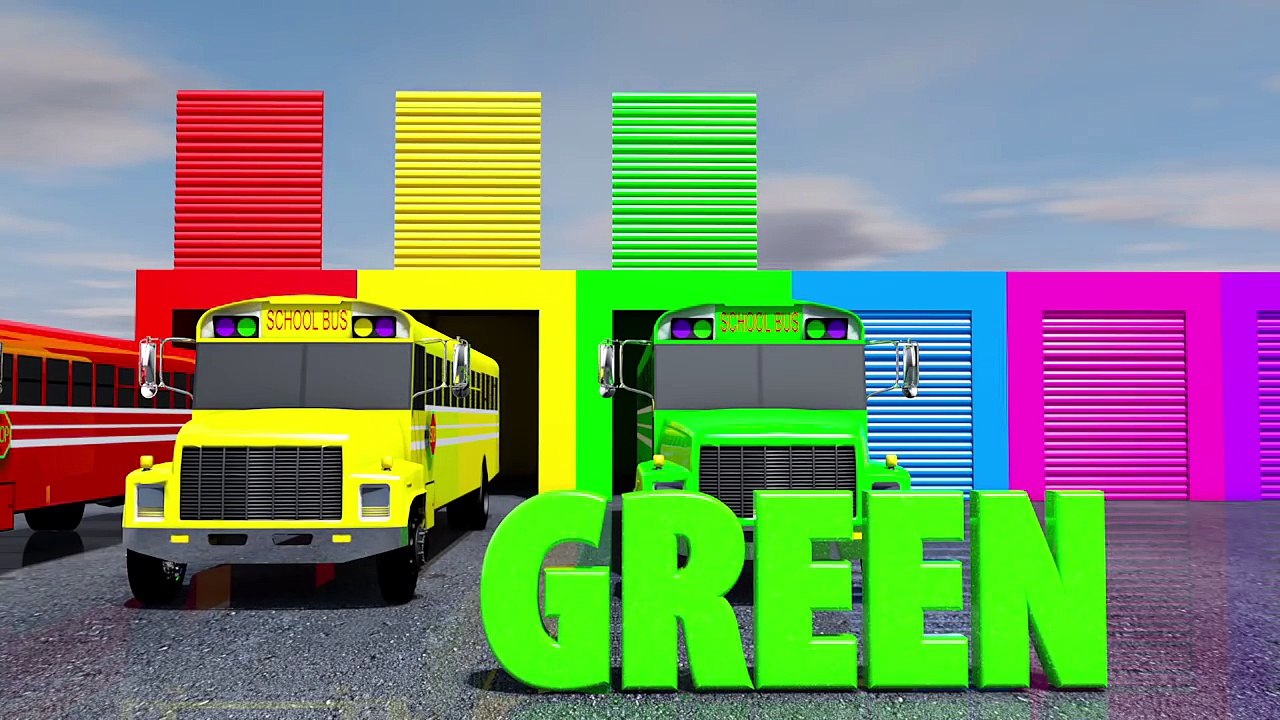 Colors for Children to Learn with Color Bus Toy - Colours for Kids to Learn