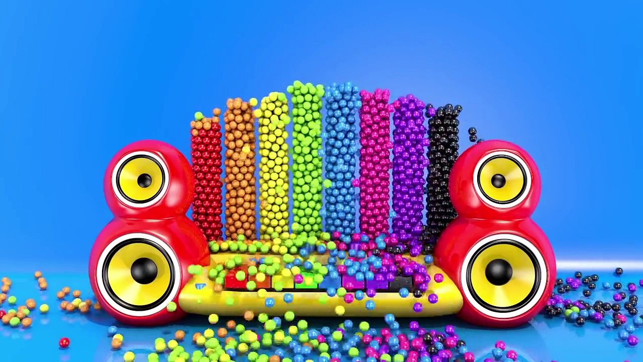 Learn Colors for Toddlers Kids Babies with A Lot of 3D Candy