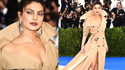 Priyanka Chopra BOLD Look Met Gala 2017 | World's Longest Trench Coat