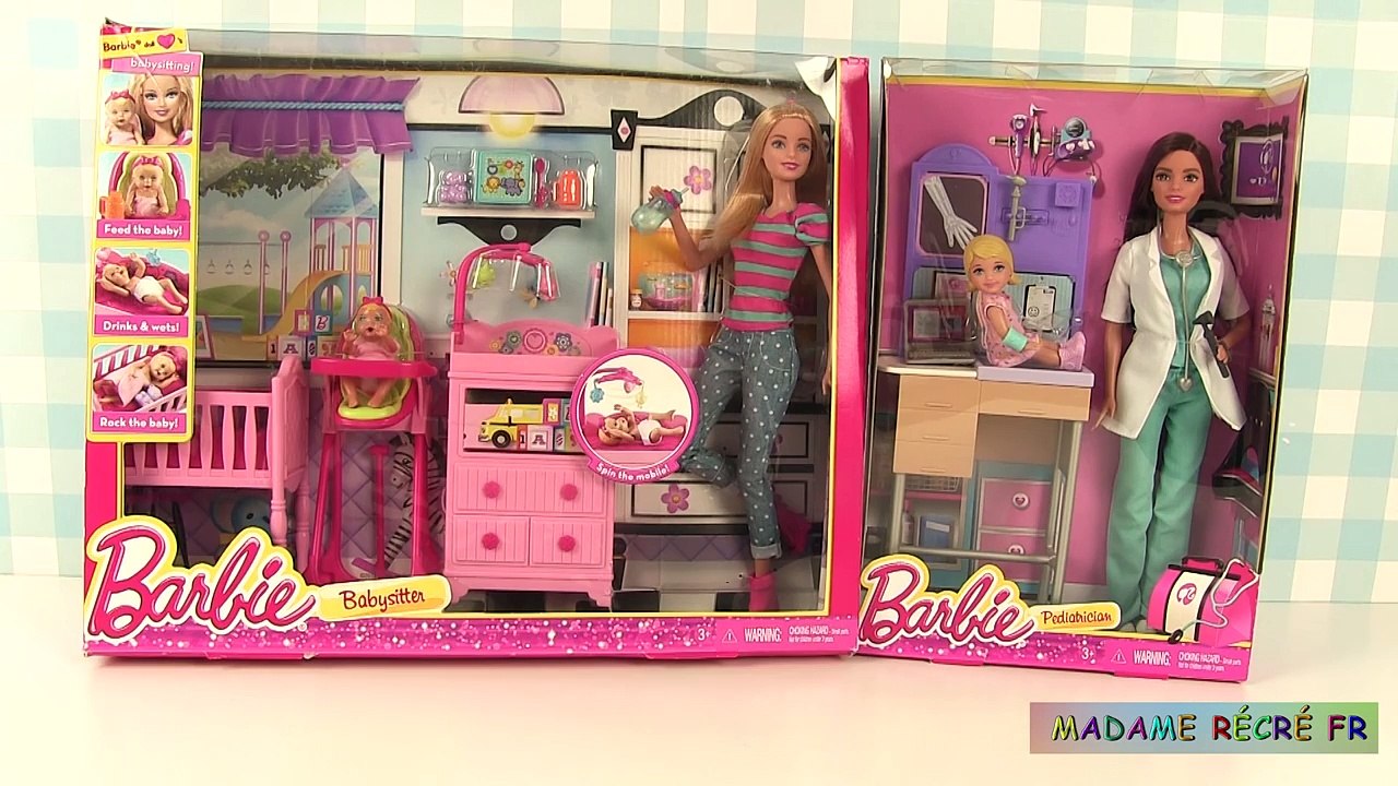 Barbie en français Baby Sitter Pédiatre Poupée Elsa - video Dailymotion
