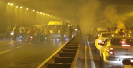 Istanbul'da Asker Uğurlama Terörü Kamerada