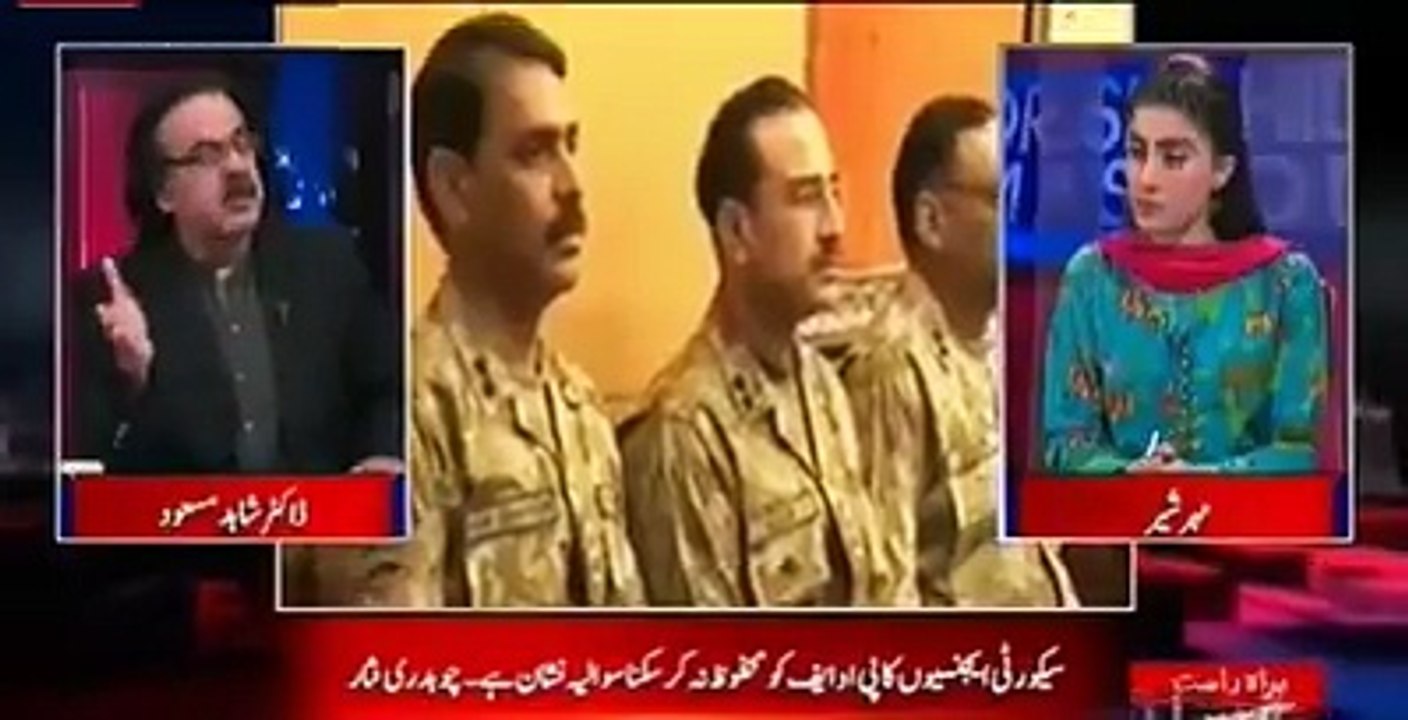 PMLN's senior ministers are in connect with Pak Army to show them they are with Army - Doc Shahid Masood.