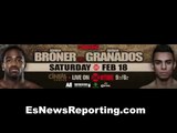 Adrien Broner vs. Adrian Granados Conference Call -esnews Boxing
