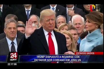 EEUU: Donald Trump está dispuesto a reunirse con Kim Jong-un