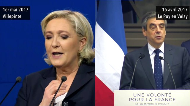 Quand Marine Le Pen pompe mot pour mot un discours de François Fillon