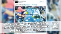 #MauvaiseIdée: Garer sa Porsche sur le parcours du défilé du 1er mai