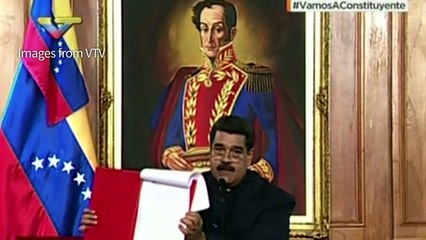 Venezuela's Maduro calls for new constitution as protests rage