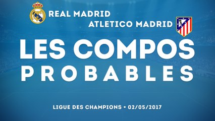 Download Video: Real Madrid-Atlético Madrid : les compos probables