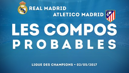Real Madrid-Atlético Madrid : les compos probables