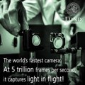 Crean la cámara más rápida del mundo que graba a 5 billones de fps